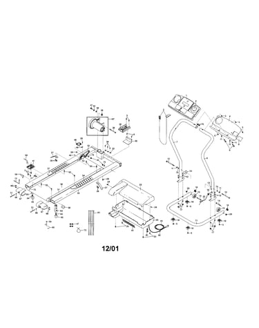 Console/frame/belt assemblies