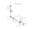 Kenmore 11023732200 brake/clutch/gearcase/motor/pump diagram