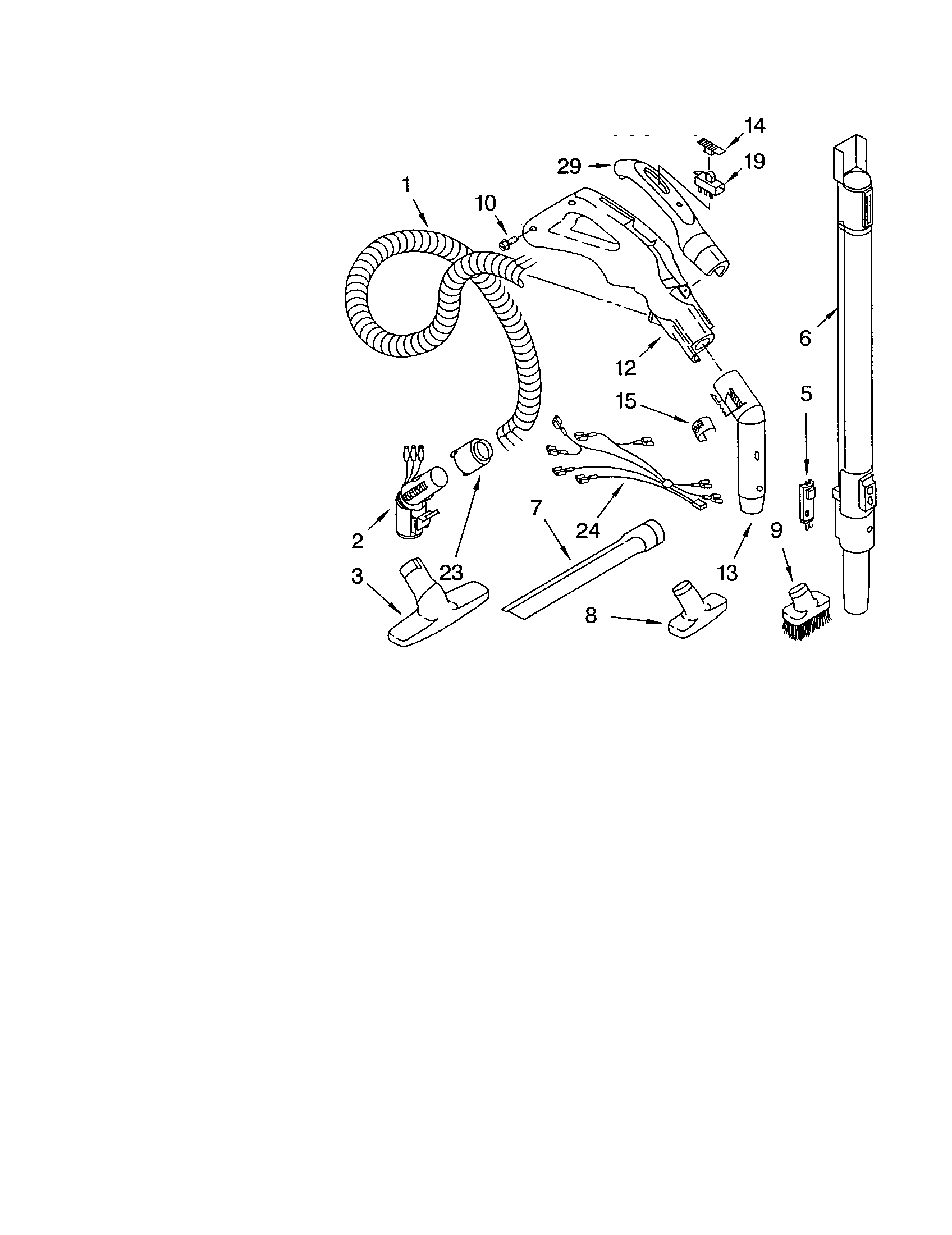 Hose and attachments