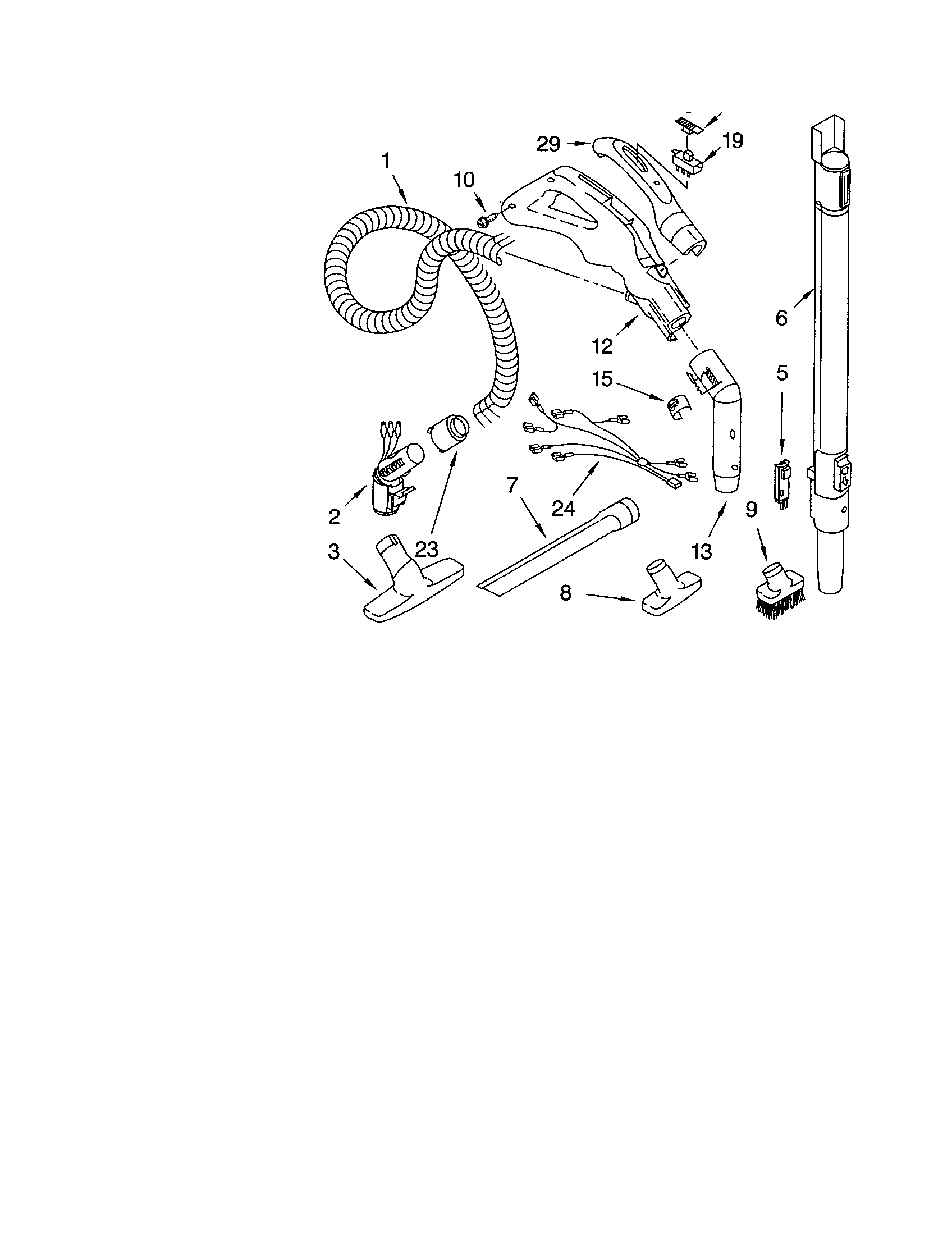 Hose and attachments