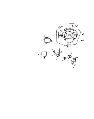 Blower housing and baffles