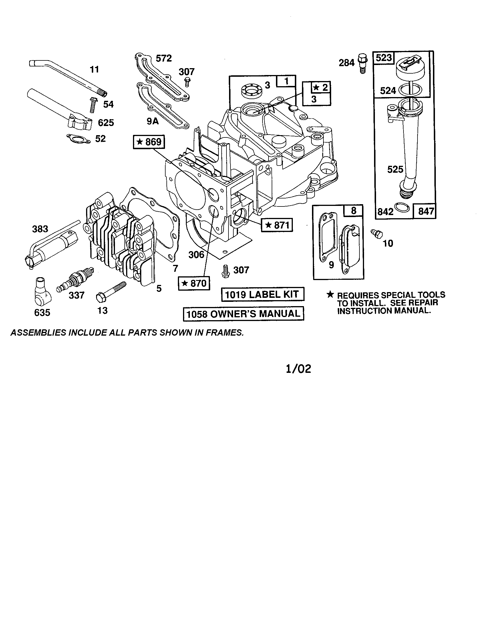 Cylinder/intake