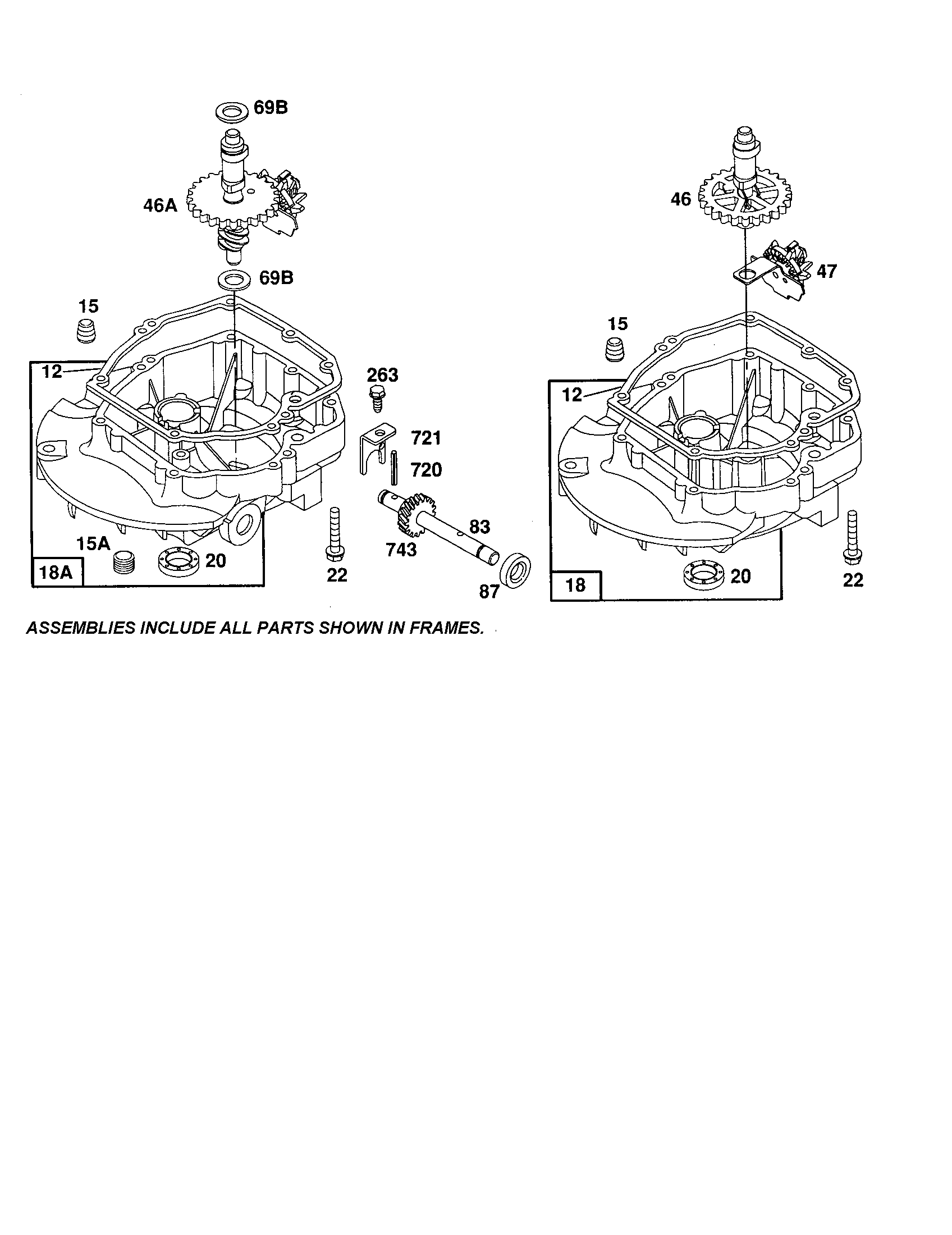 Sump-engine/gear-cam