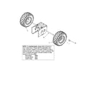 MTD 31AE5D8E099 axle/wheel assembly diagram