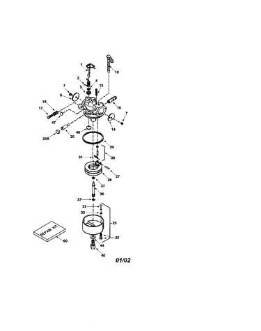 Carburetor (for snow thrower)