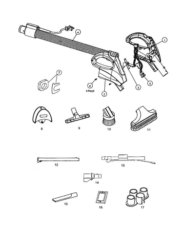 Hose and handle