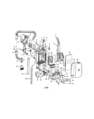 Handle/hose/motor