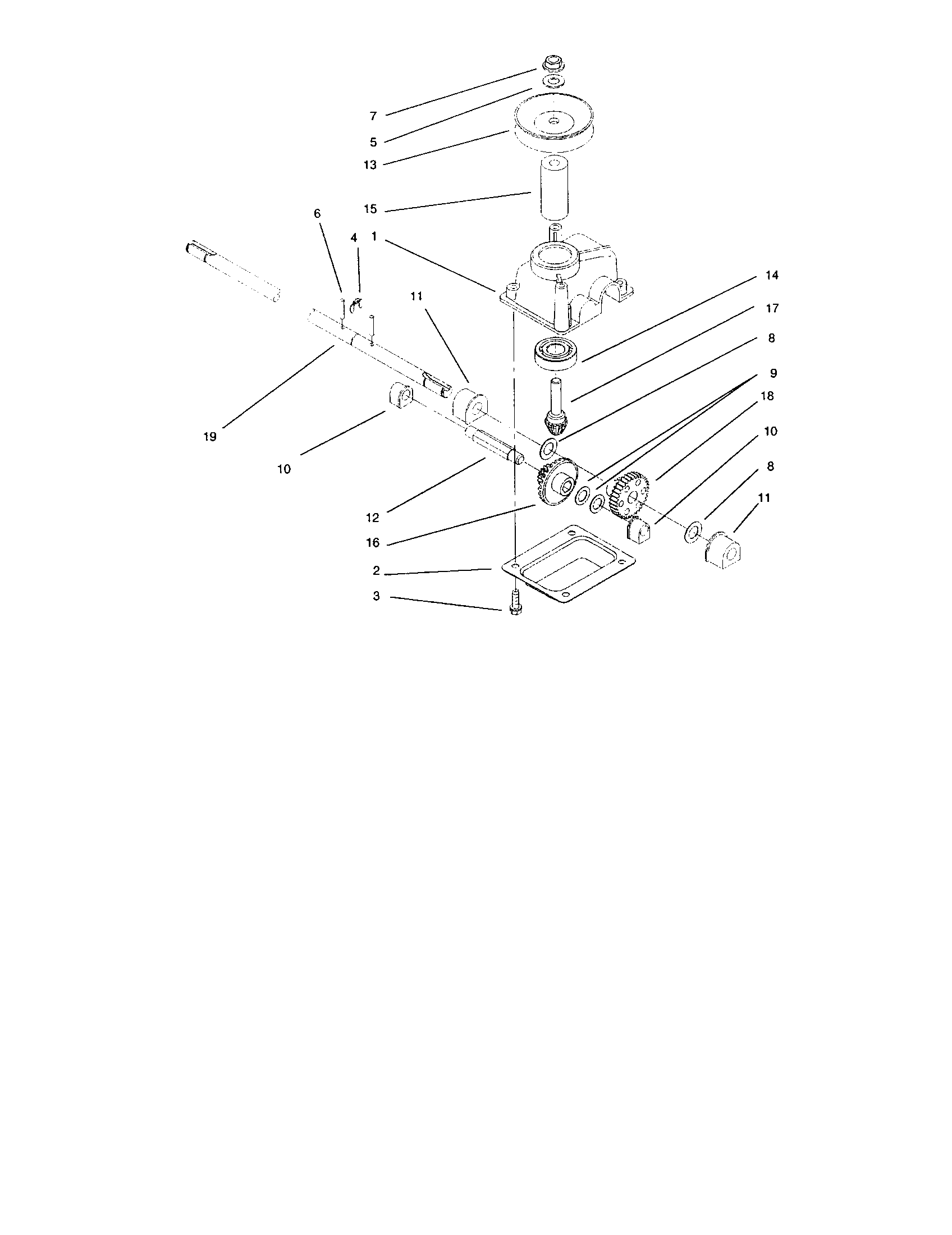 Gear case - 104-7672