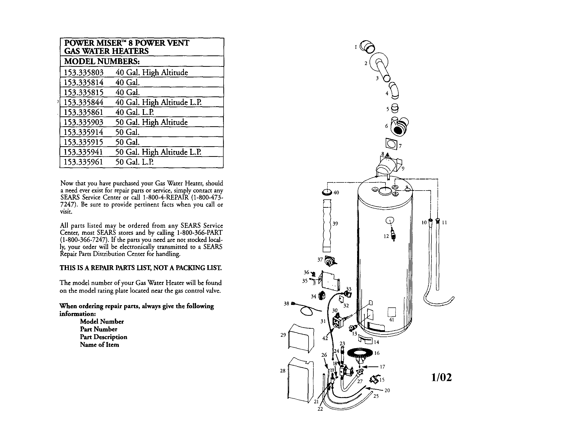 Gas water heater