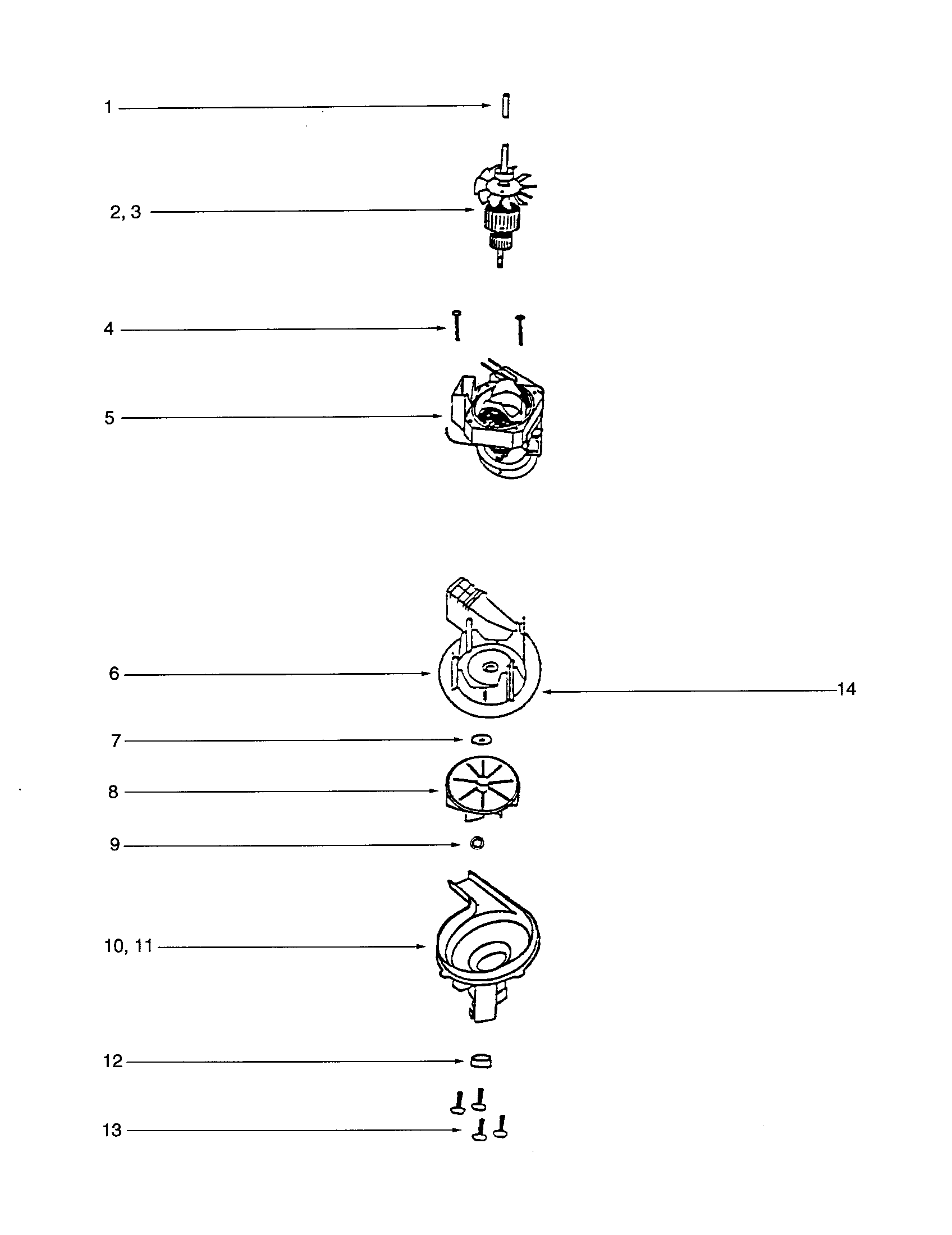Fan cover/motor assemblies