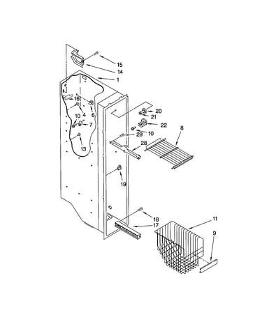 Freezer liner