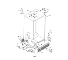 Kenmore 10651282200 cabinet diagram