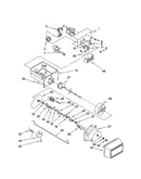 Motor and ice container