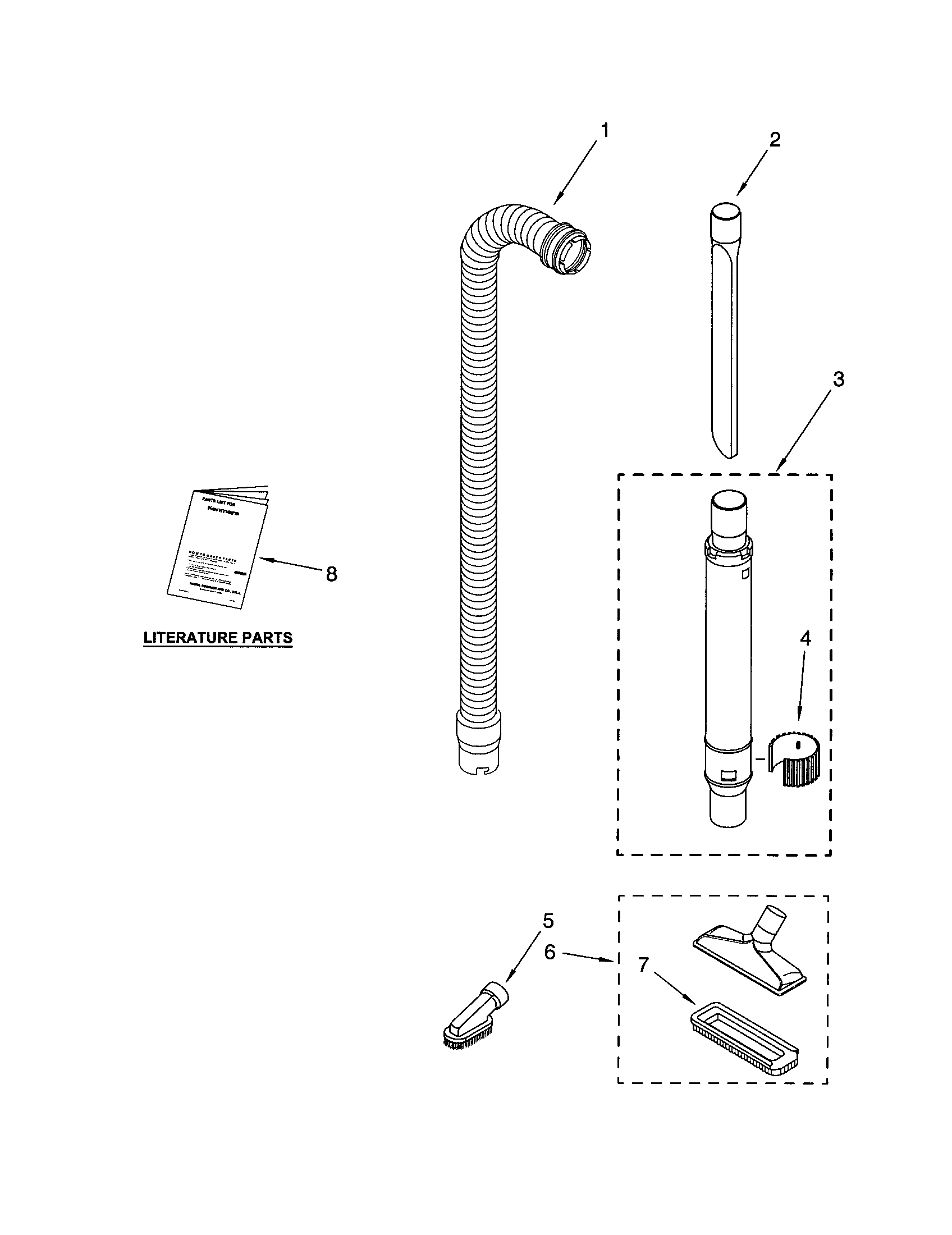 Hose and attachment