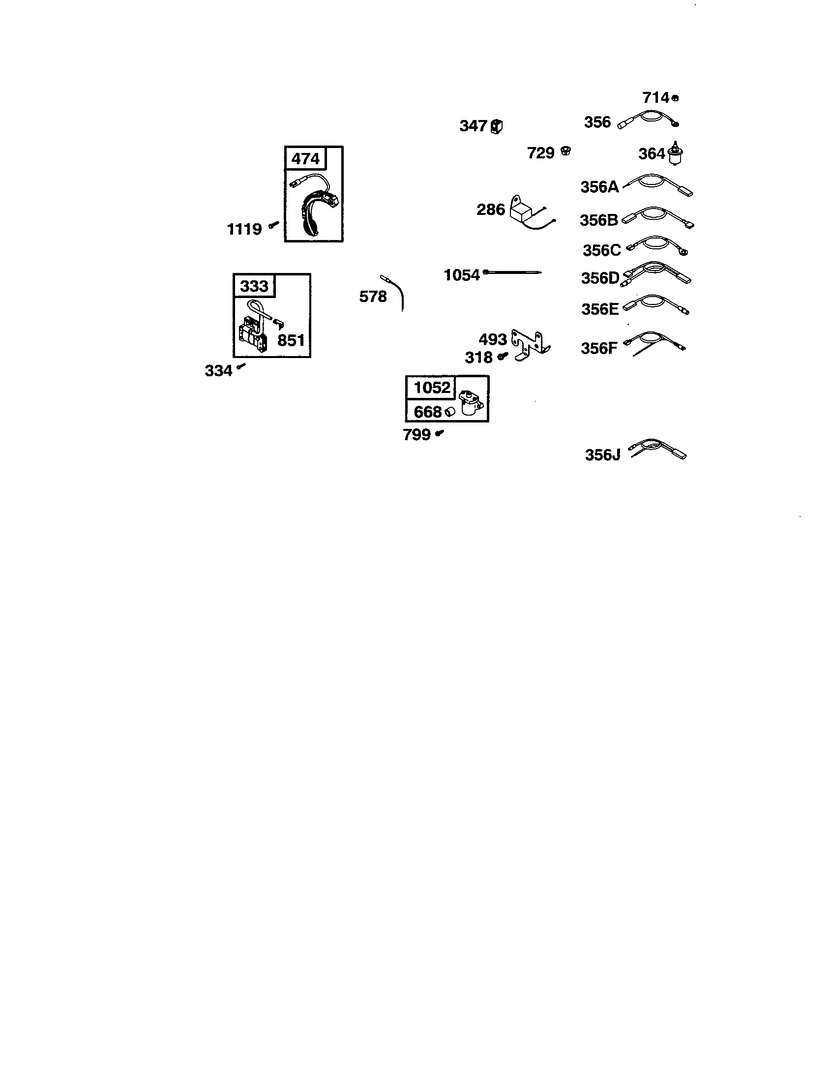 Wire assembly/rocker switch