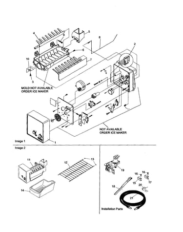 Ice maker assembly
