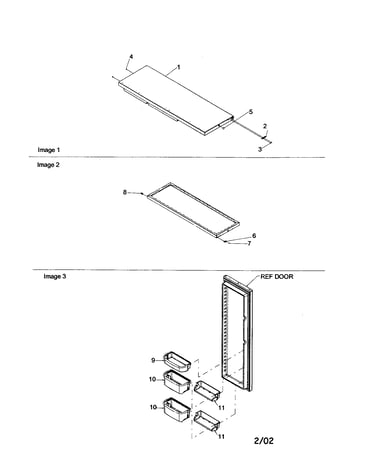 Refrigerator door