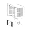 Amana AAC071FRA-PAAC071FRA0 outer case assembly diagram