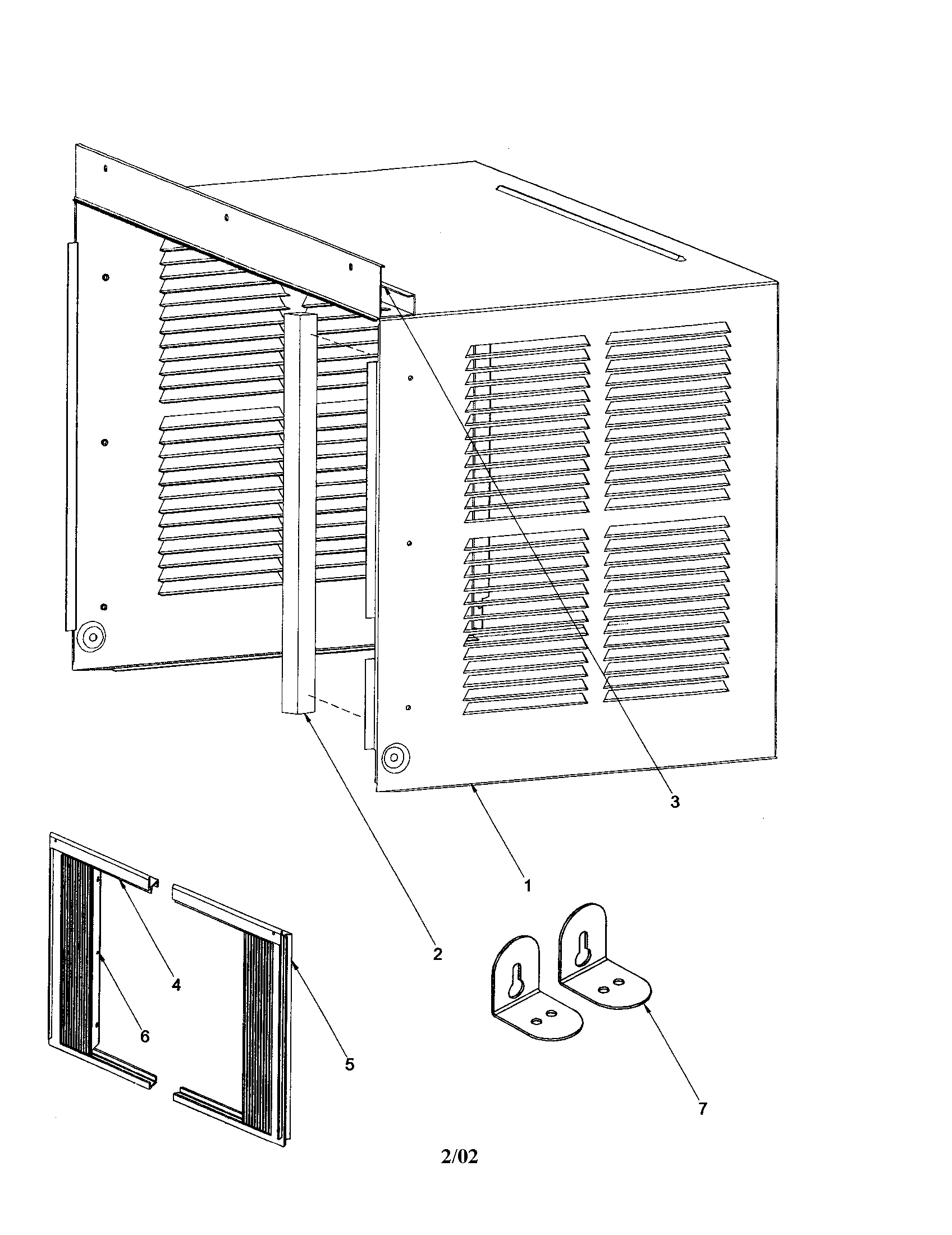 Outer case assembly