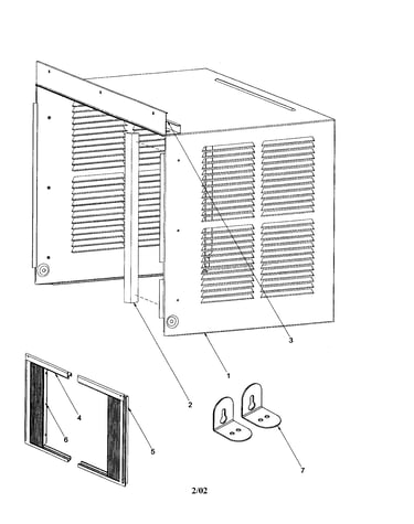 Outer case assembly