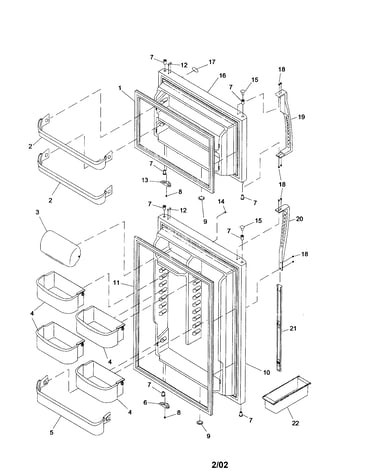 Door/handles/shelves