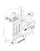 Cabinet/hinges/evap fan