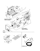 Ice maker assembly and parts