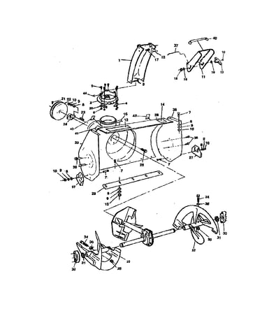 Auger housing assembly