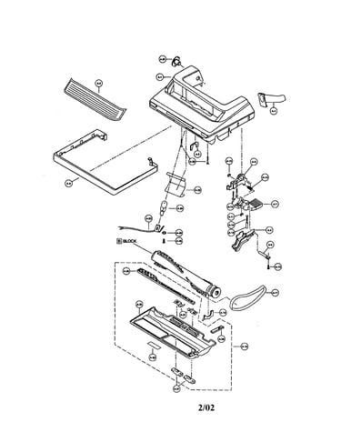 Nozzle housing/a-block