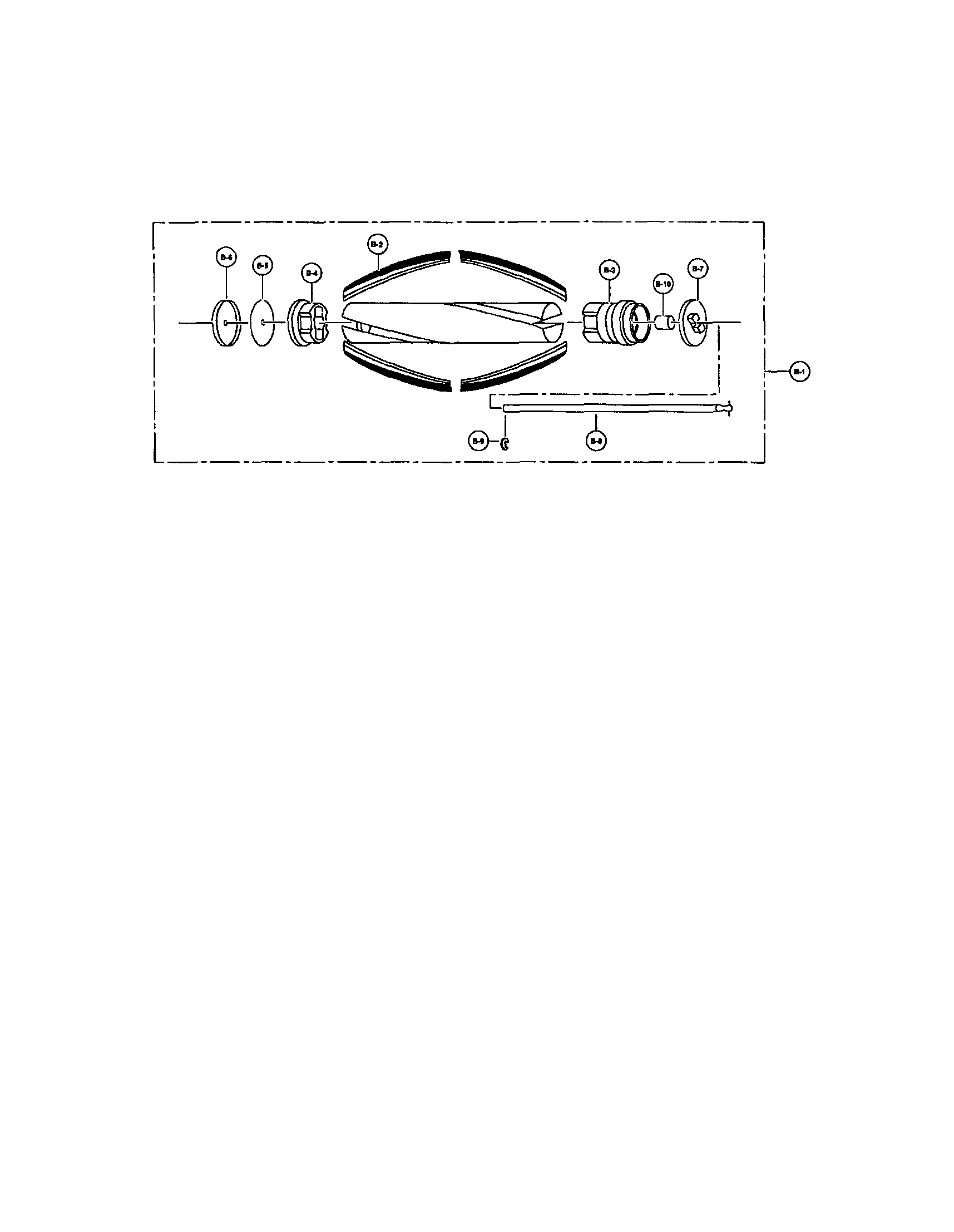 Agitator assembly/b-block