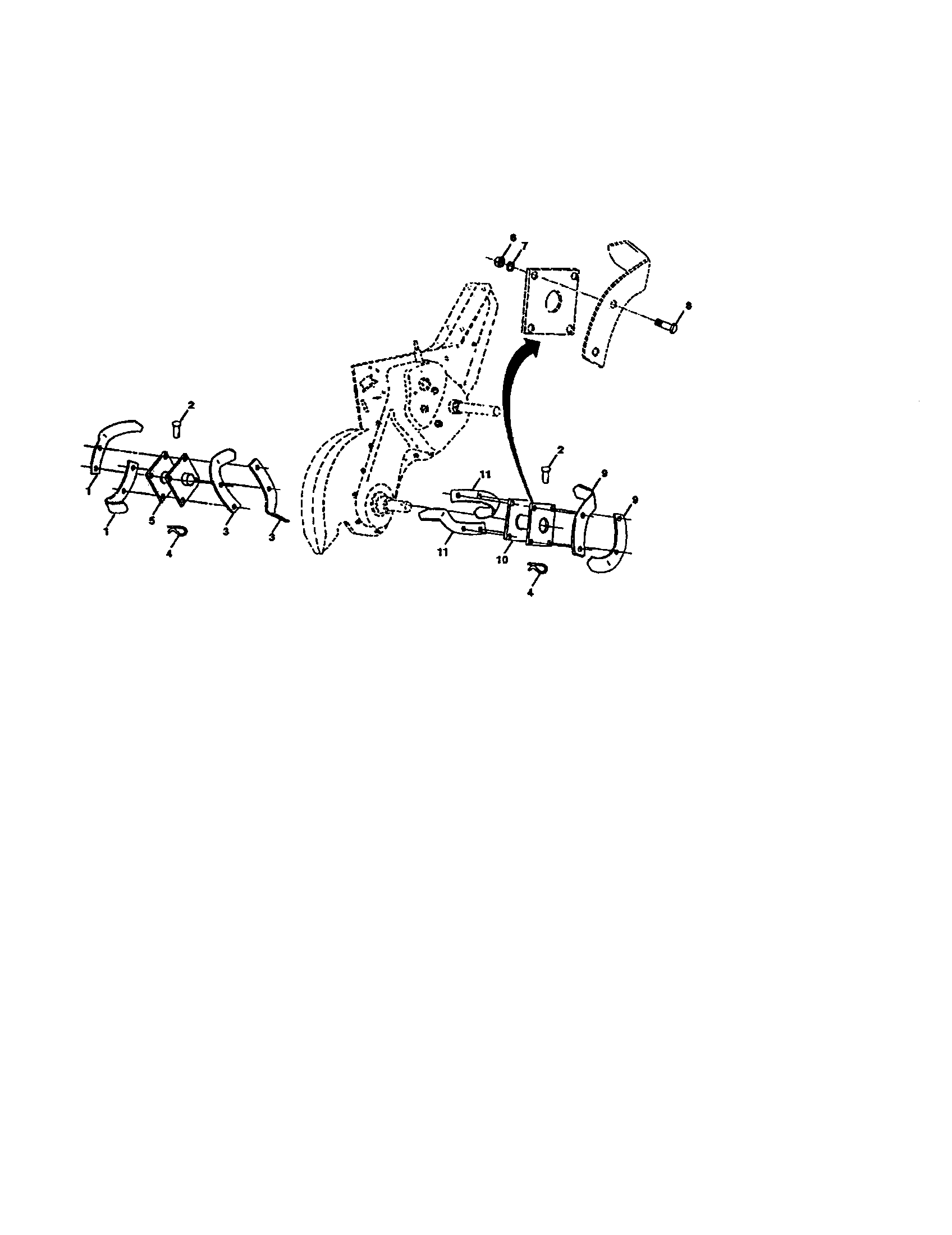 Tine assembly