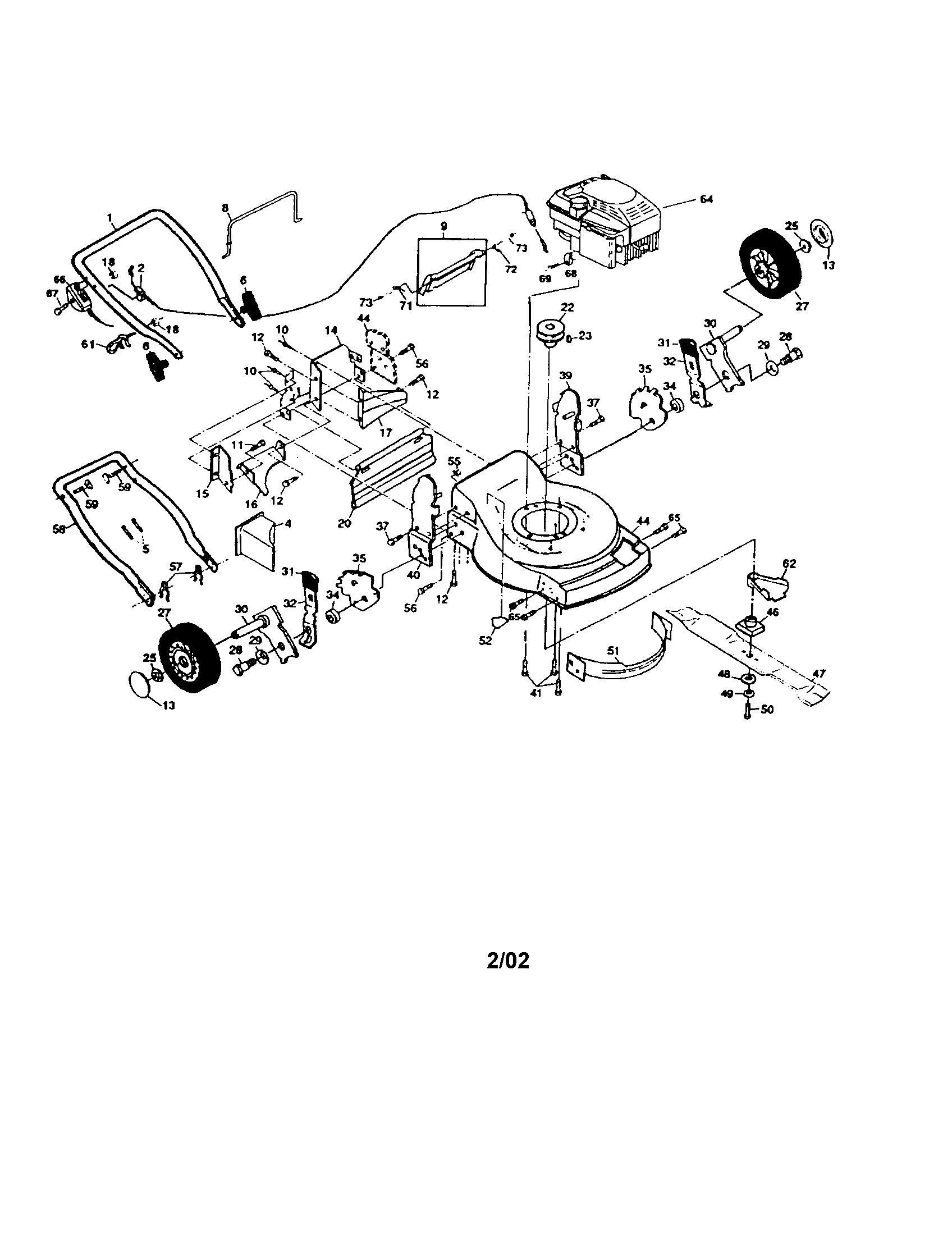 ROTARY LAWN MOWER