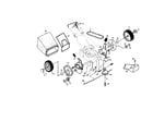 Craftsman 917377131 wheels/tires/bag diagram