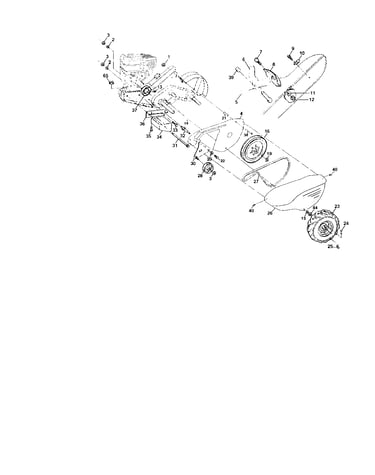 Main frame, left side