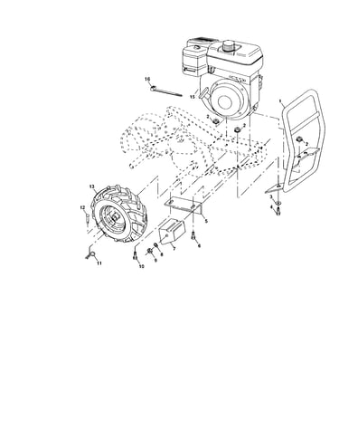 Main frame, right side