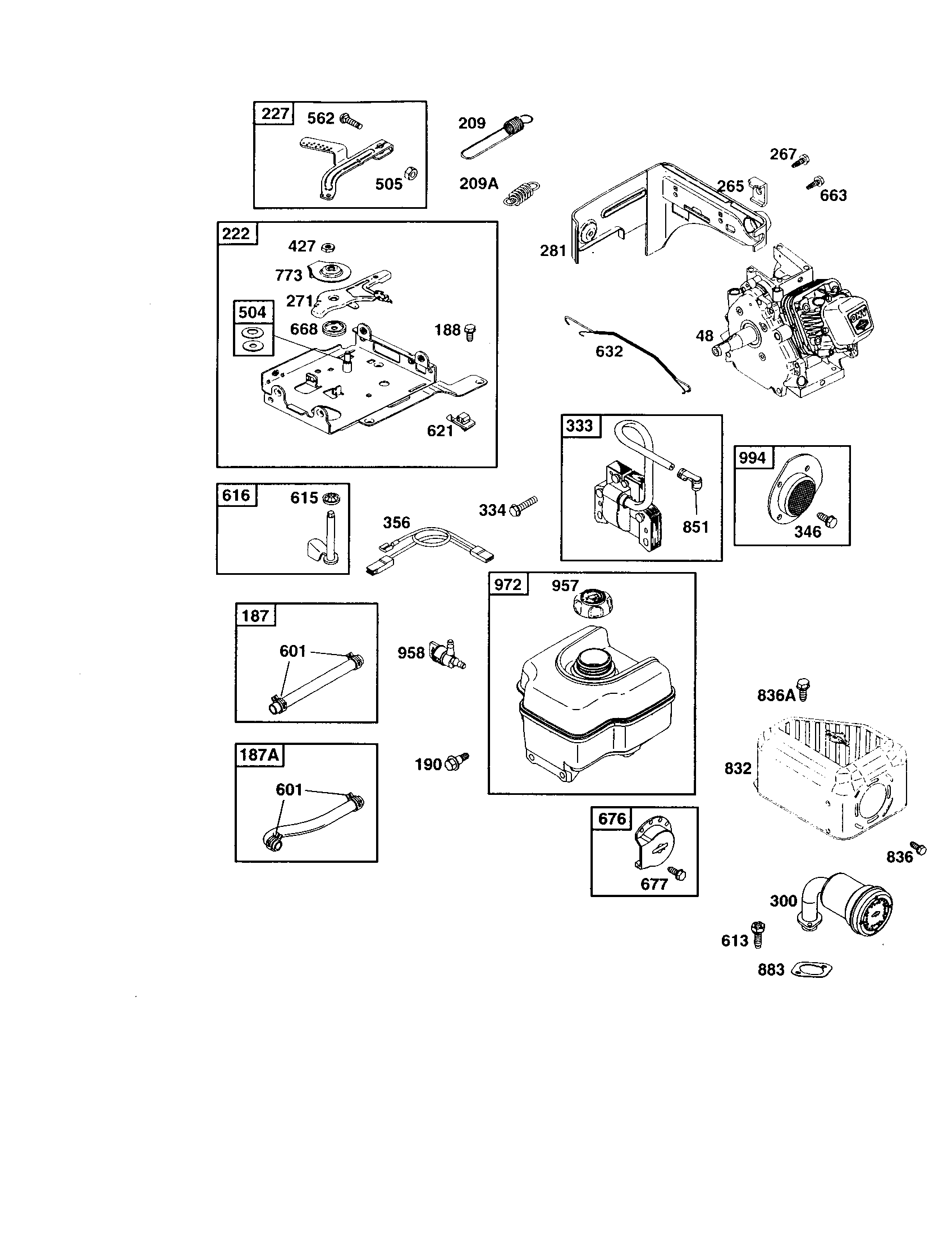 Short block/bracket-control