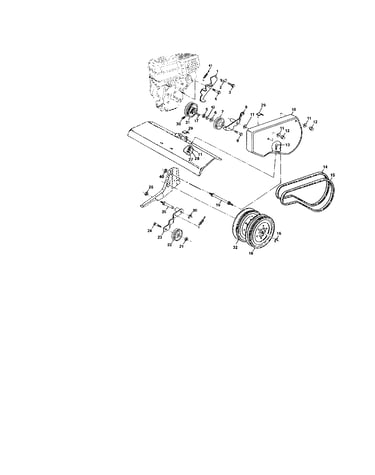 Belt guard/pulley assembly