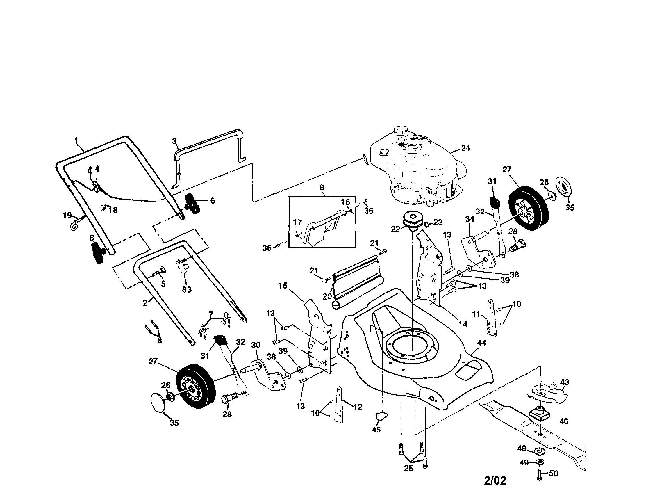 Rotary lawn mower