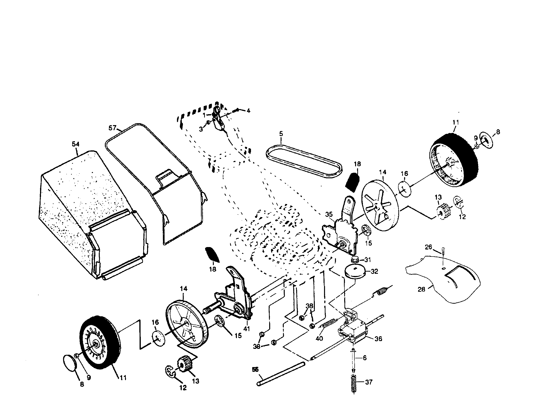 Wheels/tires/bag