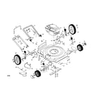 Craftsman 917387620 rotary lawn mower diagram