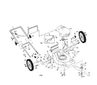 Craftsman 917378350 rotary lawn mower diagram