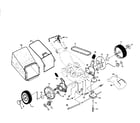 Craftsman 917378350 wheels/tires/bag diagram