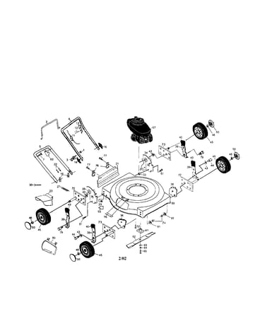 Rotary lawn mower