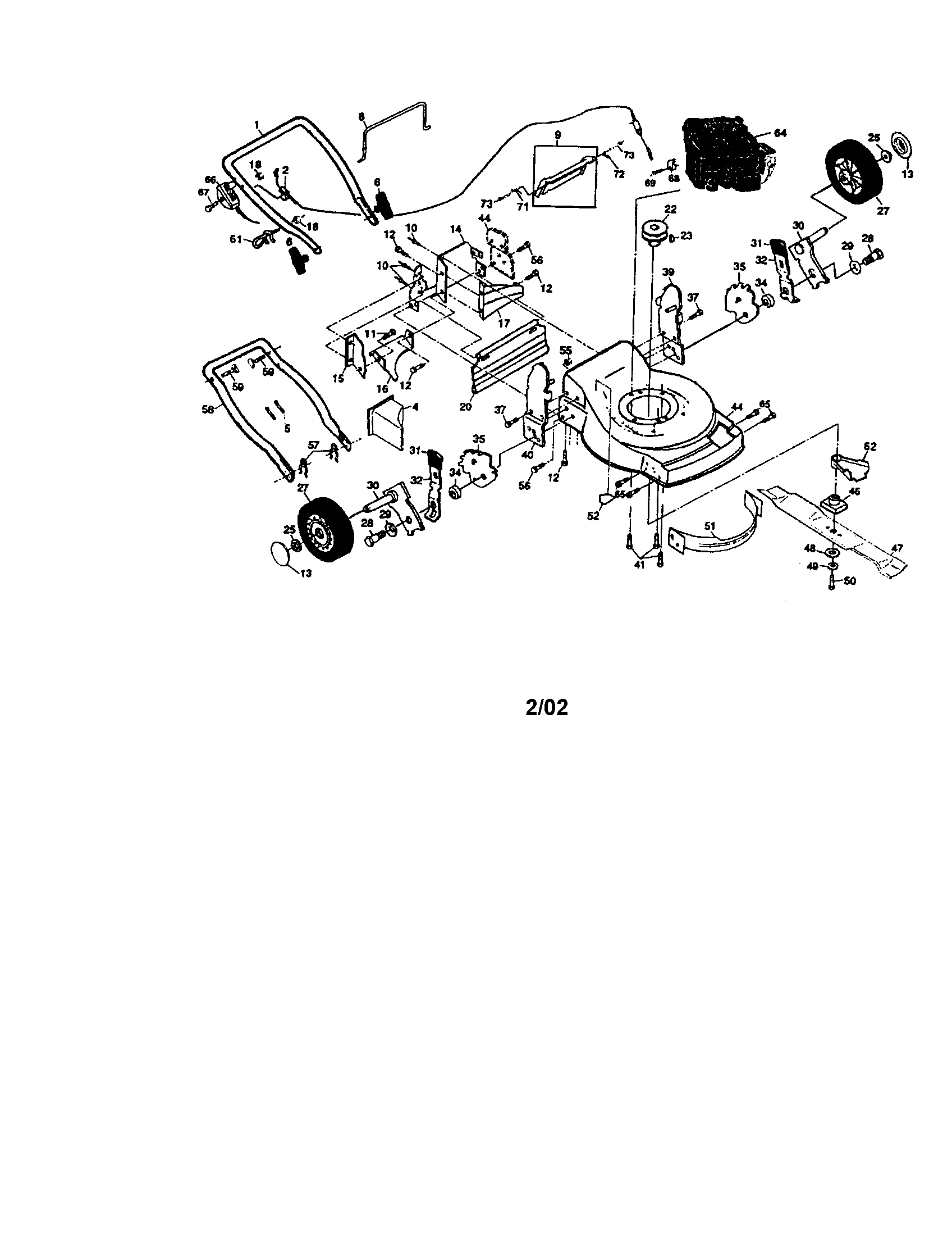 Rotary lawn mower