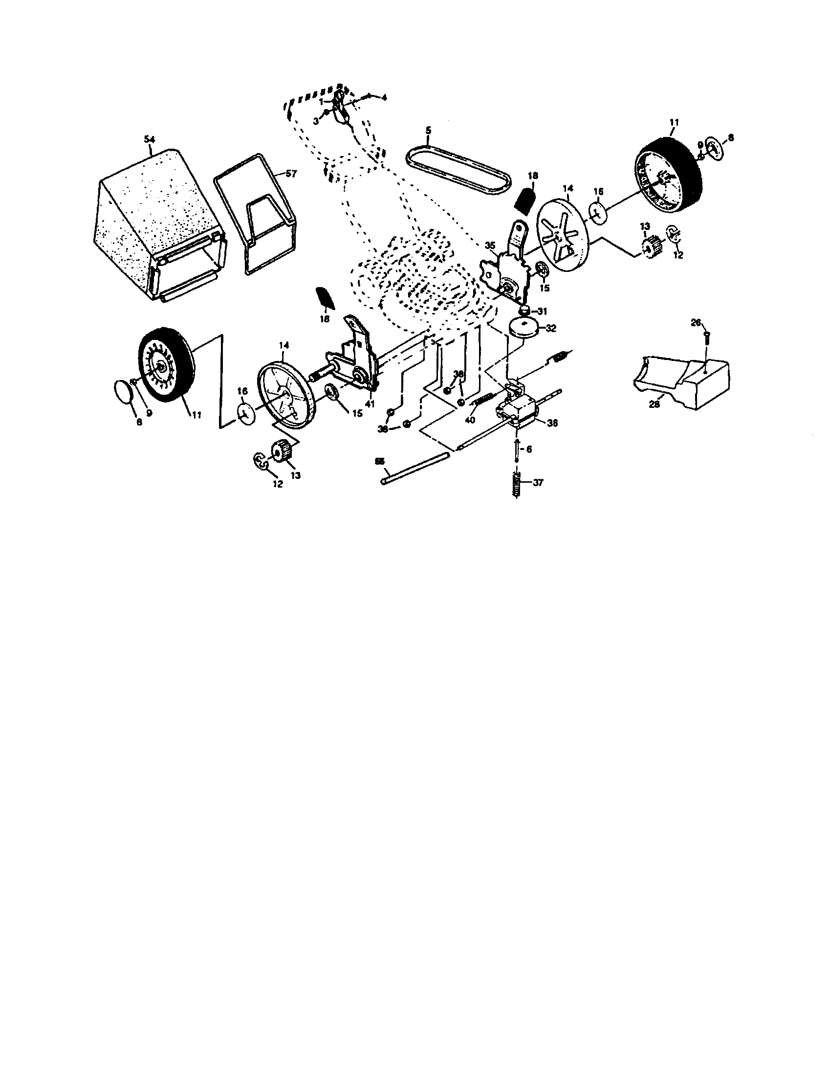 Wheels/tires/bag