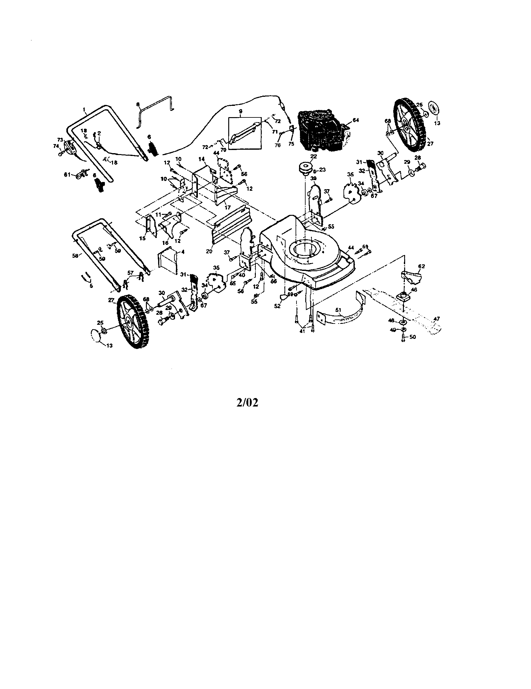 Rotary lawn mower
