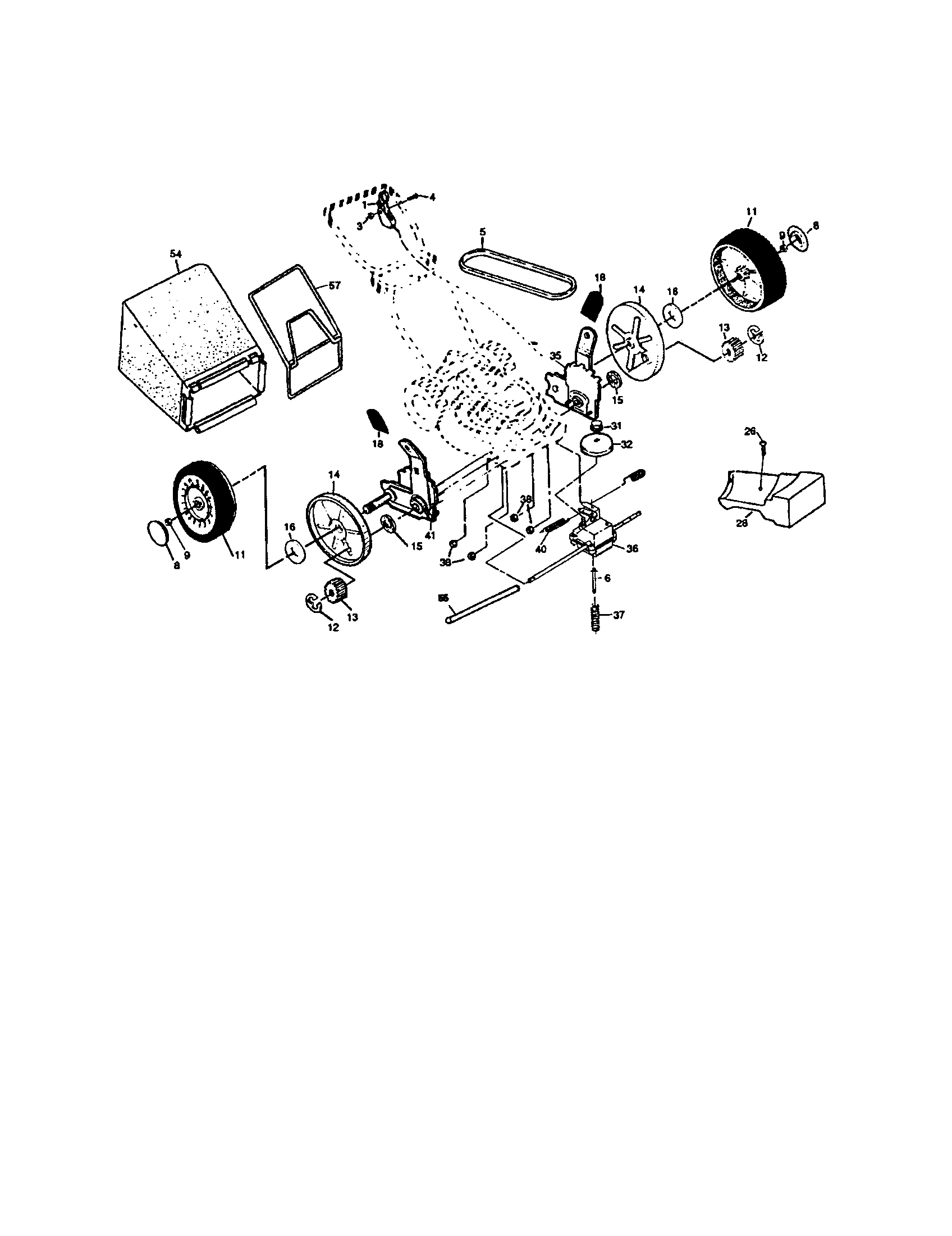 Wheels/tires/bag
