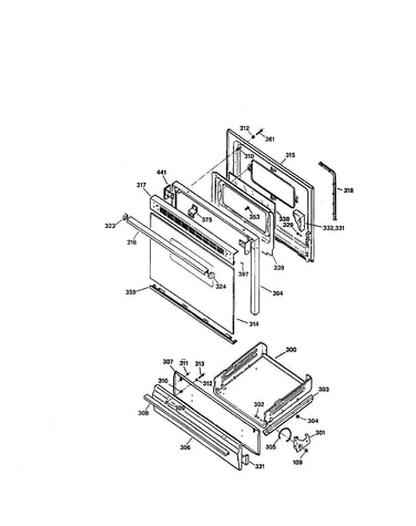 Door and drawer
