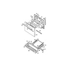 Kenmore 36275188691 door and drawer diagram