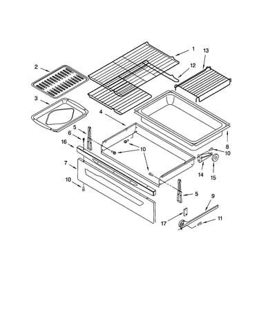 Drawer and broiler